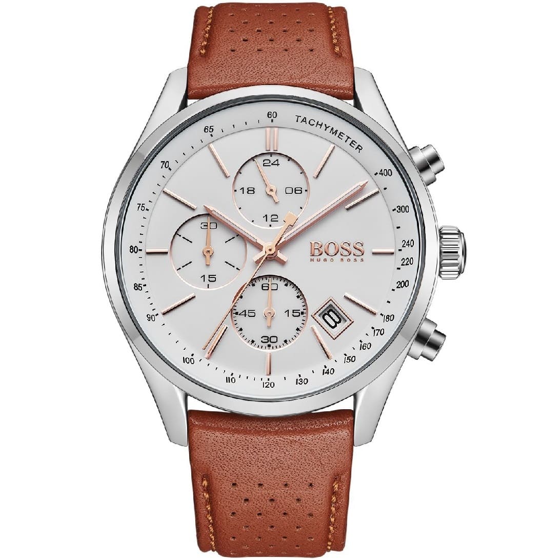 Hugo Boss Watch Chronograph Grand Prix White - HB1513475